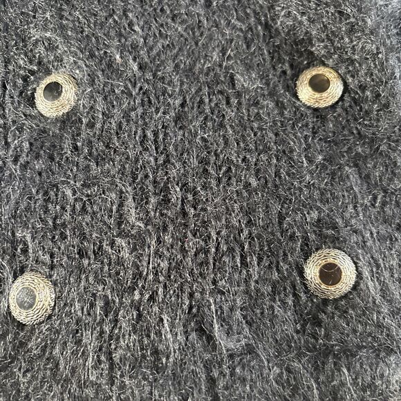 The Gold Label Designer Collection Mohair Vintage 1980 Unisex Cardigan Size L - Picture 5 of 12